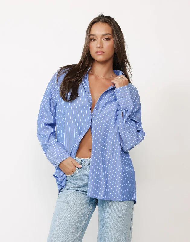 blanchet-shirt-cobalt-pinstripe